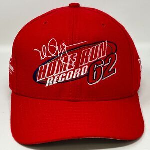 Vintage Mark McGwire Home Run Record Hat Baseball Cap Cardinals New Era Snapback